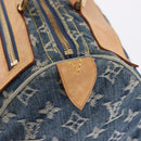LOUIS VUITTON Monogram Denim Neo Speedy Hand Bag Blue M95019 LV Auth am12396SAM-21