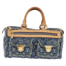 LOUIS VUITTON Monogram Denim Neo Speedy Hand Bag Blue M95019 LV Auth am12396SAM-13