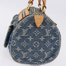 LOUIS VUITTON Monogram Denim Neo Speedy Hand Bag Blue M95019 LV Auth am12396SAM-3