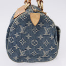 LOUIS VUITTON Monogram Denim Neo Speedy Hand Bag Blue M95019 LV Auth am12396SAM-4