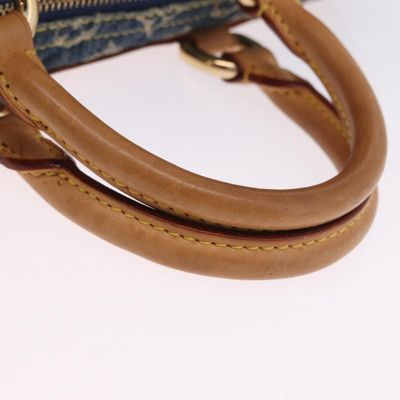 LOUIS VUITTON Monogram Denim Neo Speedy Hand Bag Blue M95019 LV Auth am12396SAM