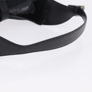 GUCCI GG Canvas Jackie Shoulder Bag Black Silver 001 3306 2684 Auth am12397V-7
