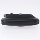 GUCCI GG Canvas Jackie Shoulder Bag Black Silver 001 3306 2684 Auth am12397V-9