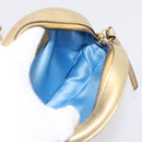 GUCCI Chain Shoulder Bag Leather Gold 550154 Auth am12399V-18
