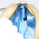 GUCCI Chain Shoulder Bag Leather Gold 550154 Auth am12399V-19
