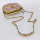 GUCCI Chain Shoulder Bag Leather Gold 550154 Auth am12399V-7