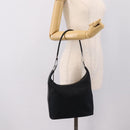 GUCCI GG Canvas Shoulder Bag Black Silver 001 3814 Auth am12400V-22