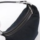 GUCCI GG Canvas Shoulder Bag Black Silver 001 3814 Auth am12400V-6