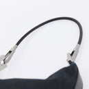 GUCCI GG Canvas Shoulder Bag Black Silver 001 3814 Auth am12400V-8
