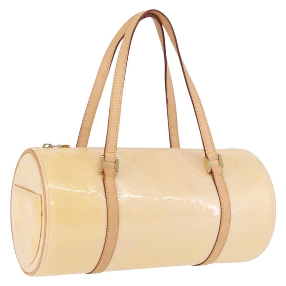 LOUIS VUITTON Monogram Vernis Bedford Hand Bag Beige M91006 LV Auth am12403V