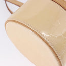 LOUIS VUITTON Monogram Vernis Bedford Hand Bag Beige M91006 LV Auth am12403V-14