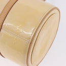 LOUIS VUITTON Monogram Vernis Bedford Hand Bag Beige M91006 LV Auth am12403V-15
