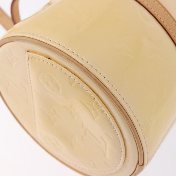 LOUIS VUITTON Monogram Vernis Bedford Hand Bag Beige M91006 LV Auth am12403V