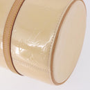 LOUIS VUITTON Monogram Vernis Bedford Hand Bag Beige M91006 LV Auth am12403V-17