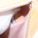 LOUIS VUITTON Monogram Vernis Bedford Hand Bag Beige M91006 LV Auth am12403V-11