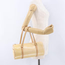 LOUIS VUITTON Monogram Vernis Bedford Hand Bag Beige M91006 LV Auth am12403V-22