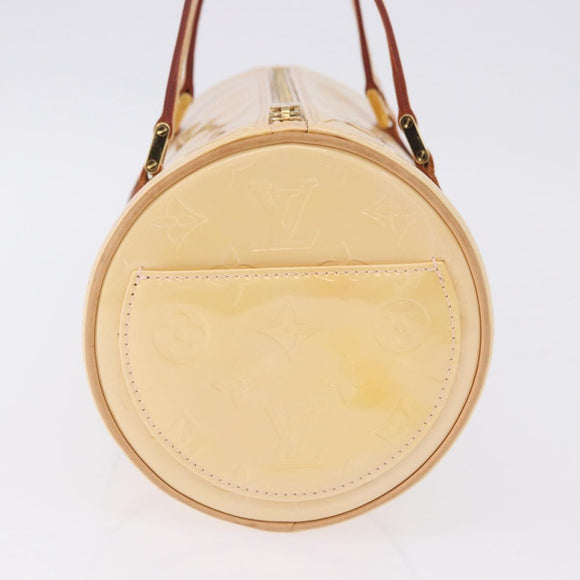 LOUIS VUITTON Monogram Vernis Bedford Hand Bag Beige M91006 LV Auth am12403V