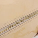 LOUIS VUITTON Monogram Vernis Bedford Hand Bag Beige M91006 LV Auth am12403V-7