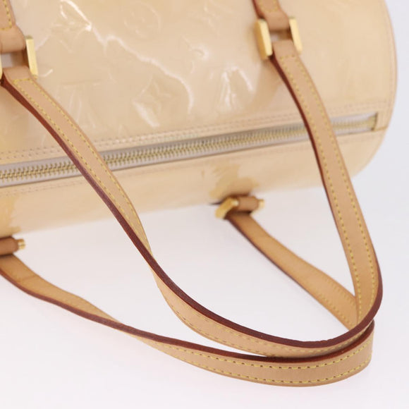 LOUIS VUITTON Monogram Vernis Bedford Hand Bag Beige M91006 LV Auth am12403V