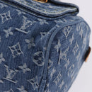 LOUIS VUITTON Monogram Denim Neo Speedy Hand Bag Blue M95019 LV Auth am12404SM-14