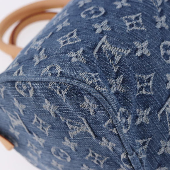 LOUIS VUITTON Monogram Denim Neo Speedy Hand Bag Blue M95019 LV Auth am12404SM