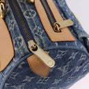 LOUIS VUITTON Monogram Denim Neo Speedy Hand Bag Blue M95019 LV Auth am12404SM-17