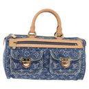 LOUIS VUITTON Monogram Denim Neo Speedy Hand Bag Blue M95019 LV Auth am12404SM-13