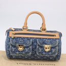 LOUIS VUITTON Monogram Denim Neo Speedy Hand Bag Blue M95019 LV Auth am12404SM-12