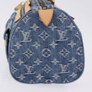LOUIS VUITTON Monogram Denim Neo Speedy Hand Bag Blue M95019 LV Auth am12404SM-3