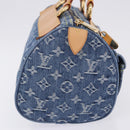 LOUIS VUITTON Monogram Denim Neo Speedy Hand Bag Blue M95019 LV Auth am12404SM-4