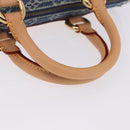 LOUIS VUITTON Monogram Denim Neo Speedy Hand Bag Blue M95019 LV Auth am12404SM-7