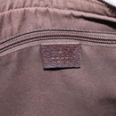 GUCCI GG Canvas Shoulder Bag Beige Silver 122790 Auth am12405V-15