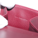 CARTIER Must Line Coin Purse Leather Bordeaux Gold Auth am12409V-19