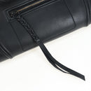 CELINE Luggage Phantom Hand Bag Leather Black Auth am12412M-18