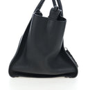CELINE Luggage Phantom Hand Bag Leather Black Auth am12412M-4