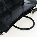 CELINE Luggage Phantom Hand Bag Leather Black Auth am12412M-6
