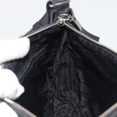 PRADA Shoulder Bag Nylon Leather Black Silver Auth am12415V-22