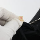PRADA Shoulder Bag Nylon Leather Black Silver Auth am12415V-11