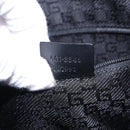 GUCCI Jackie Shoulder Bag Leather Black Silver 001 3346 Auth am12416V-21