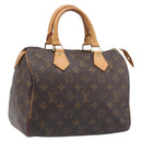 LOUIS VUITTON Monogram Speedy 25 Hand Bag M41528 LV Auth am12418V-1