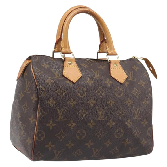 LOUIS VUITTON Monogram Speedy 25 Hand Bag M41528 LV Auth am12418V
