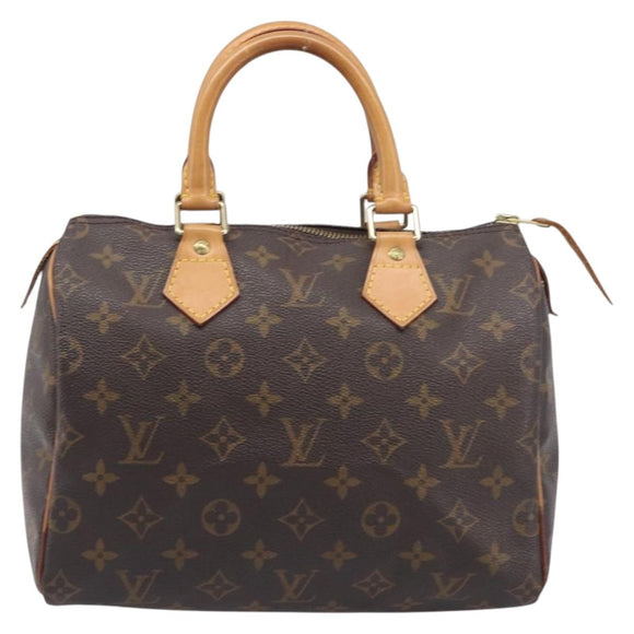 LOUIS VUITTON Monogram Speedy 25 Hand Bag M41528 LV Auth am12418V