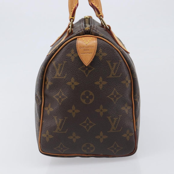 LOUIS VUITTON Monogram Speedy 25 Hand Bag M41528 LV Auth am12418V