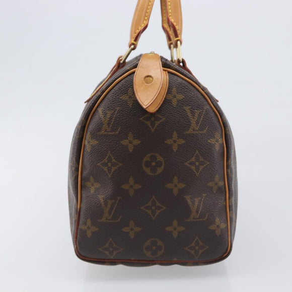 LOUIS VUITTON Monogram Speedy 25 Hand Bag M41528 LV Auth am12418V