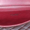 CHANEL Matelasse25 Chain Shoulder Bag Enamel Bordeaux Silver CC Auth am12419SAM-14