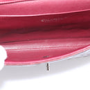 CHANEL Matelasse25 Chain Shoulder Bag Enamel Bordeaux Silver CC Auth am12419SAM-15