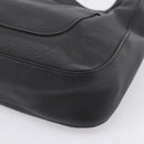 PRADA Shoulder Bag Taurillon Leather Black Auth am12420SAM-8