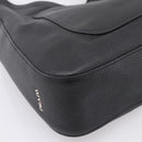 PRADA Shoulder Bag Taurillon Leather Black Auth am12420SAM-15