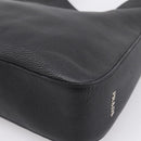 PRADA Shoulder Bag Taurillon Leather Black Auth am12420SAM-16