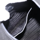 PRADA Shoulder Bag Taurillon Leather Black Auth am12420SAM-24